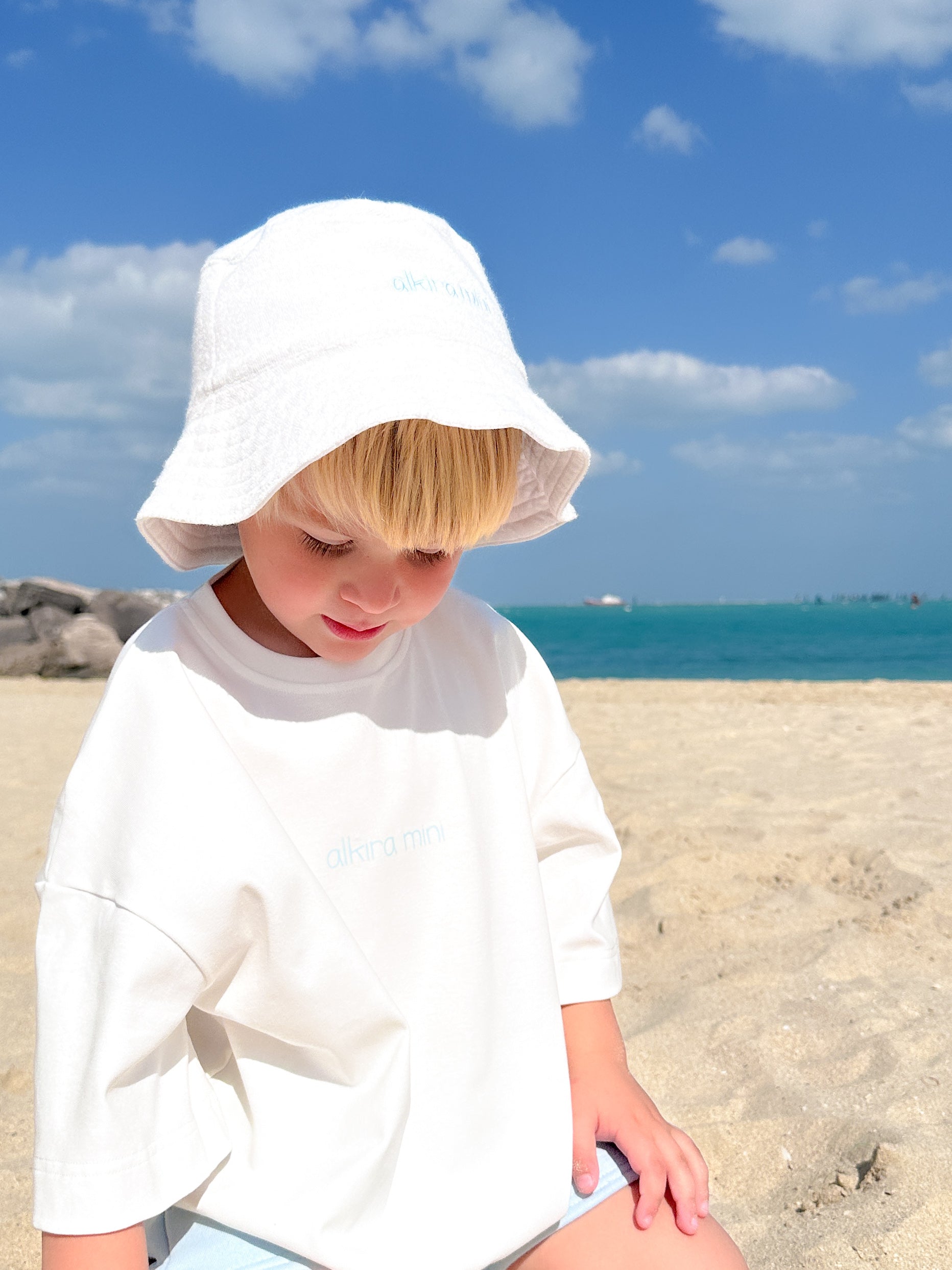 Signature Logo Oversized T-Shirt -  'Blue'